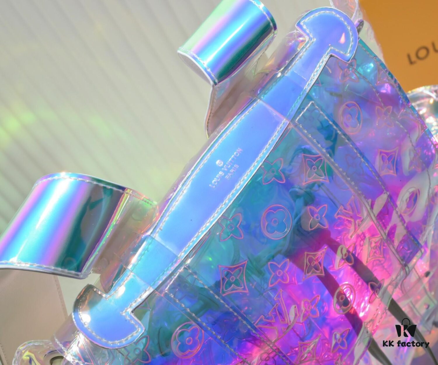 Exclusive Real Shot - Upgraded Version‼️ Model M53286 M41379 Transparent Colorful! CHRISTOPHER Oversized Backpack