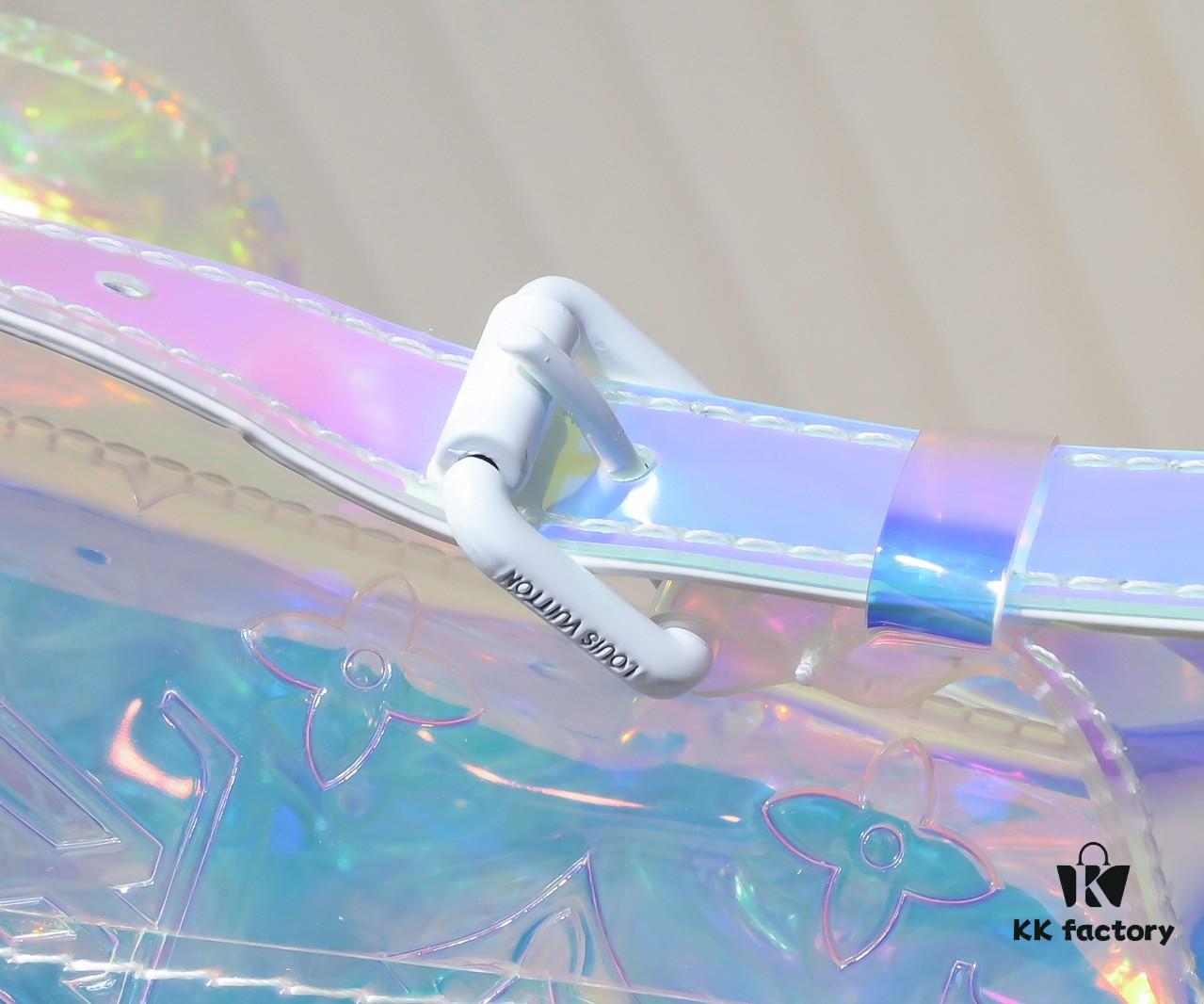 Exclusive Real Shot - Upgraded Version‼️ Model M53286 M41379 Transparent Colorful! CHRISTOPHER Oversized Backpack