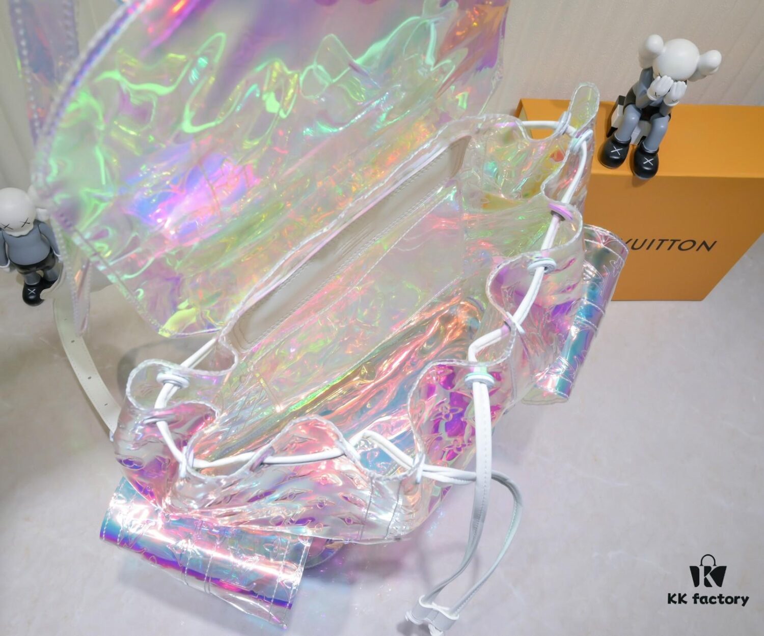 Exclusive Real Shot - Upgraded Version‼️ Model M53286 M41379 Transparent Colorful! CHRISTOPHER Oversized Backpack