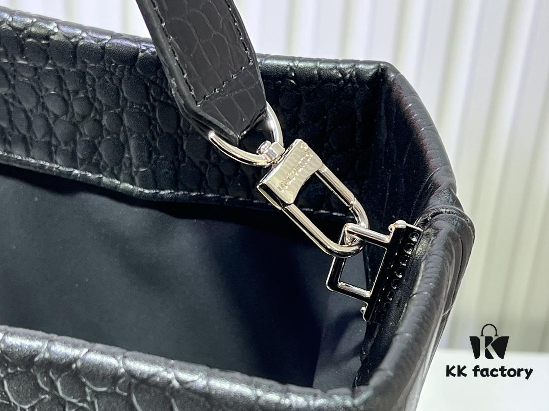 M24457 This Shopper Medium Bag Draws Inspiration from Louis Vuitton's Shopping Tote