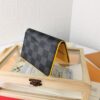 Top Quality Original 💎 [Real Photo, Personal Background] N63144 Black & Yellow, Louis Vuitton Epi Leather and Damier Graphite Coated Canvas Pocket Wallet