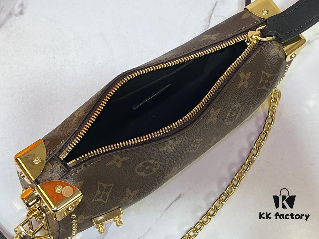 Exclusive Real Shot M20250 Monogram Slim Trunk Bag