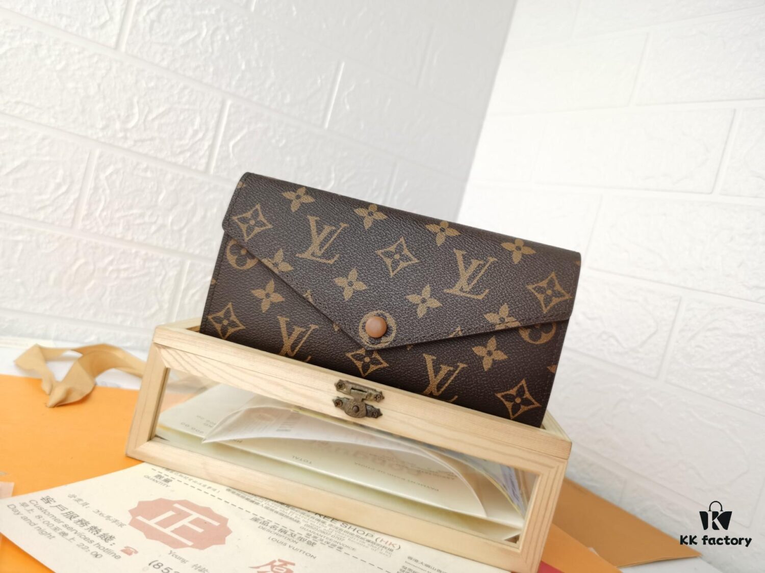 Top Quality Original 💎【Real Photo, Personal Background】Josephine Wallet Inspired by Louis Vuitton's First Wallet Design