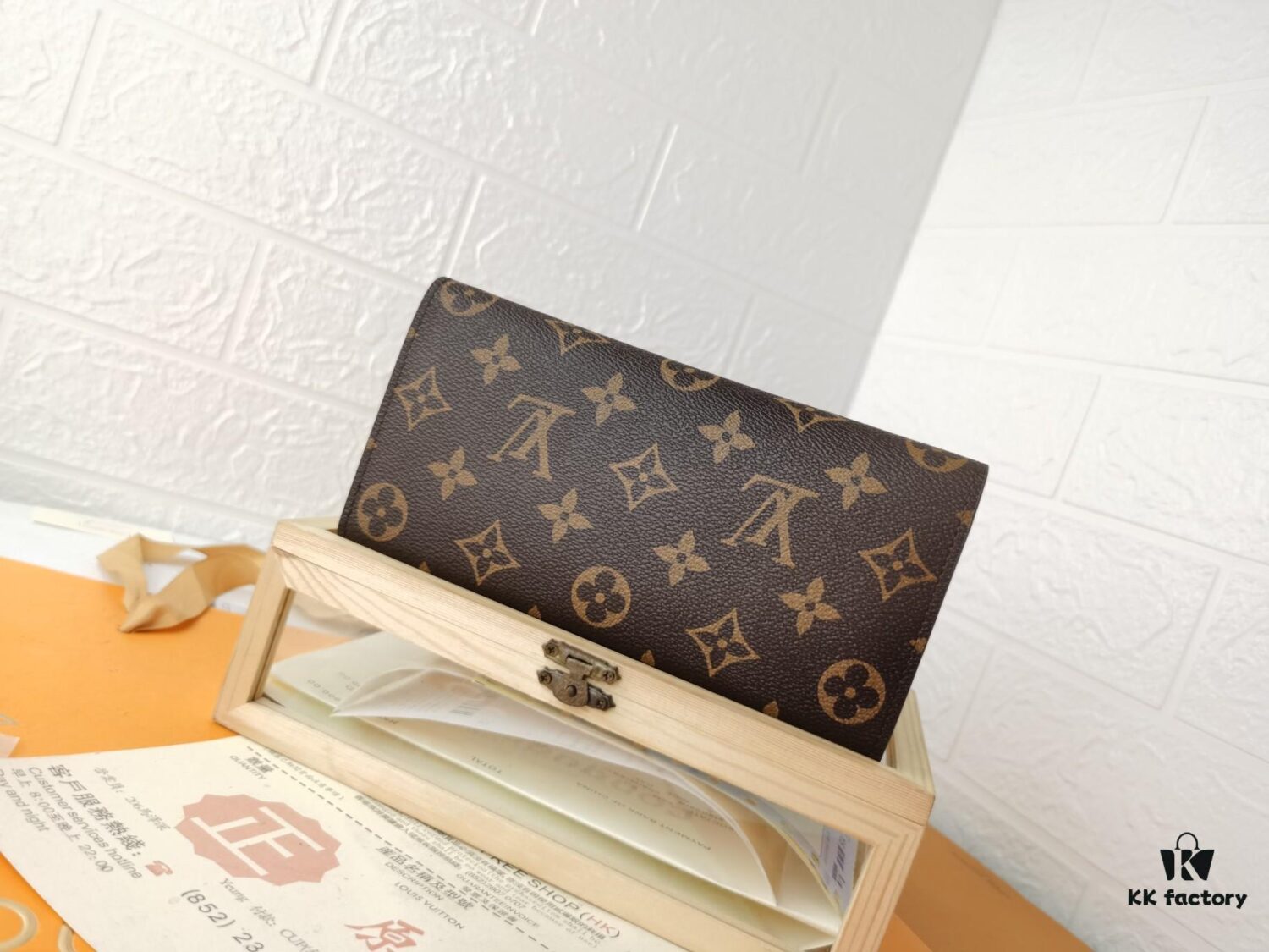 Top Quality Original 💎【Real Photo, Personal Background】Josephine Wallet Inspired by Louis Vuitton's First Wallet Design