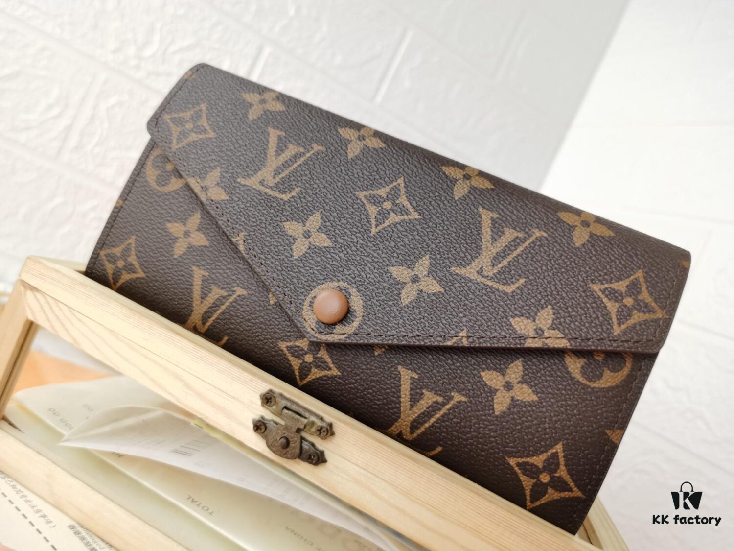 Top Quality Original 💎【Real Photo, Personal Background】Josephine Wallet Inspired by Louis Vuitton's First Wallet Design