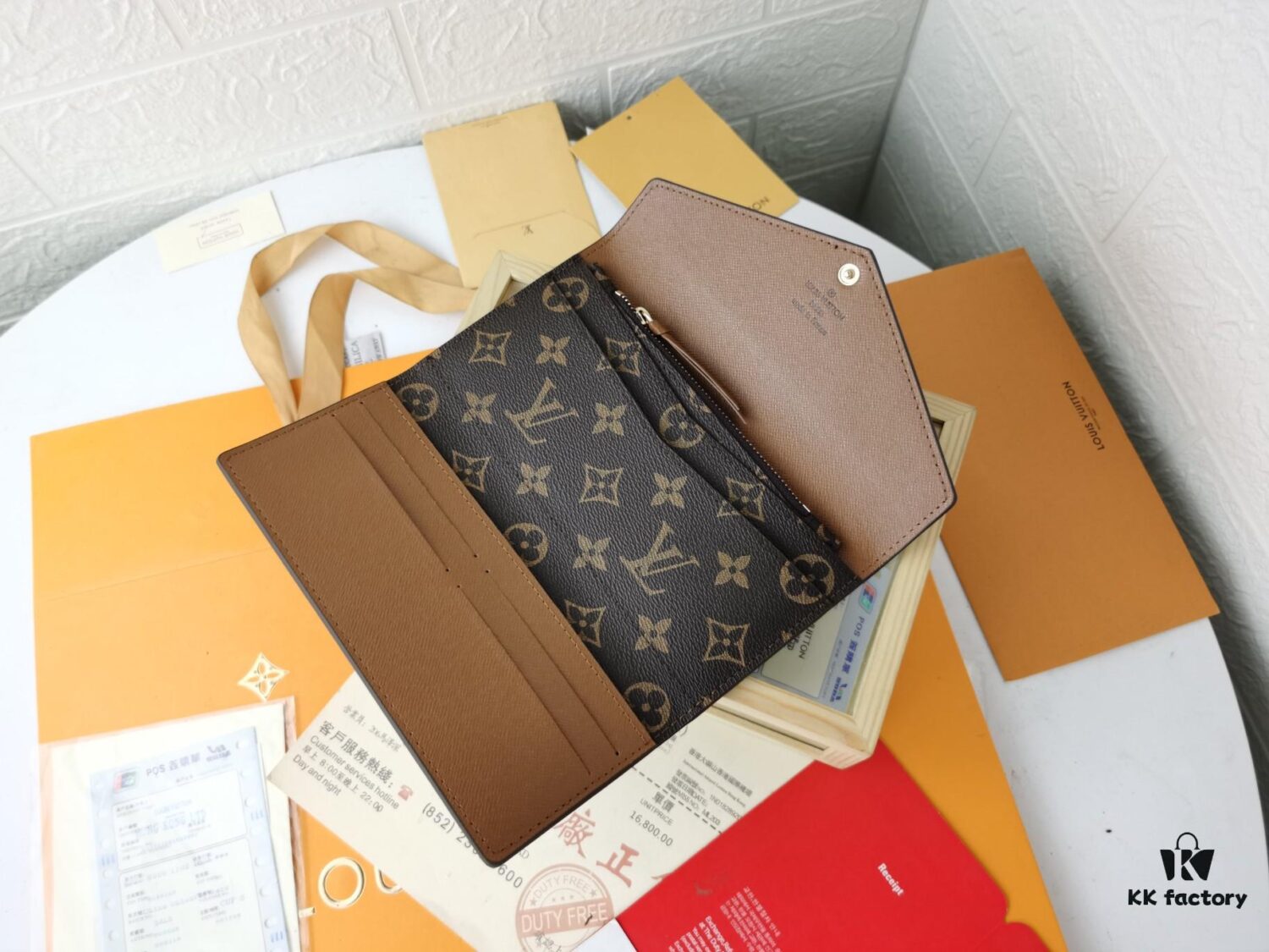 Top Quality Original 💎【Real Photo, Personal Background】Josephine Wallet Inspired by Louis Vuitton's First Wallet Design