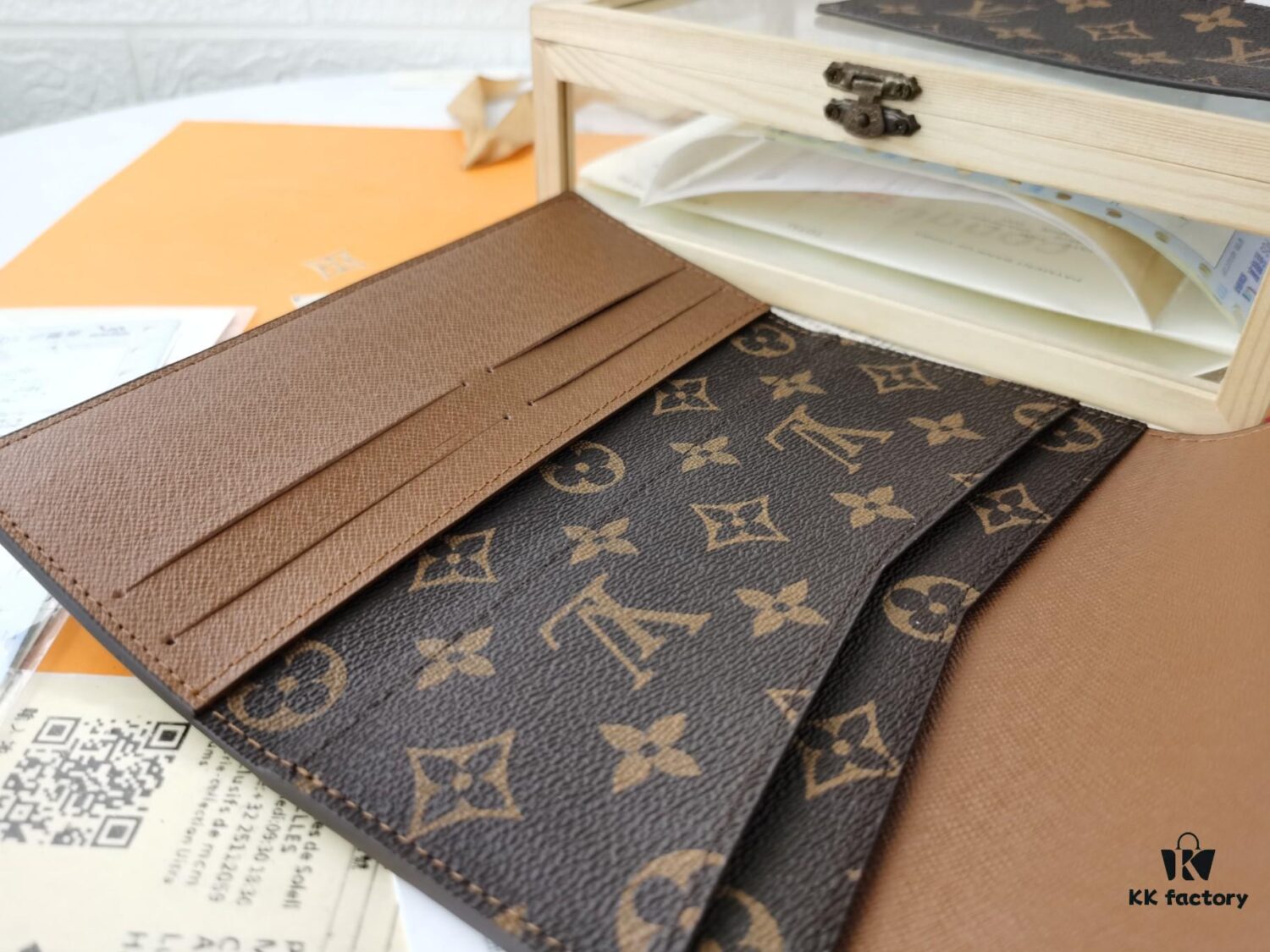 Top Quality Original 💎【Real Photo, Personal Background】Josephine Wallet Inspired by Louis Vuitton's First Wallet Design