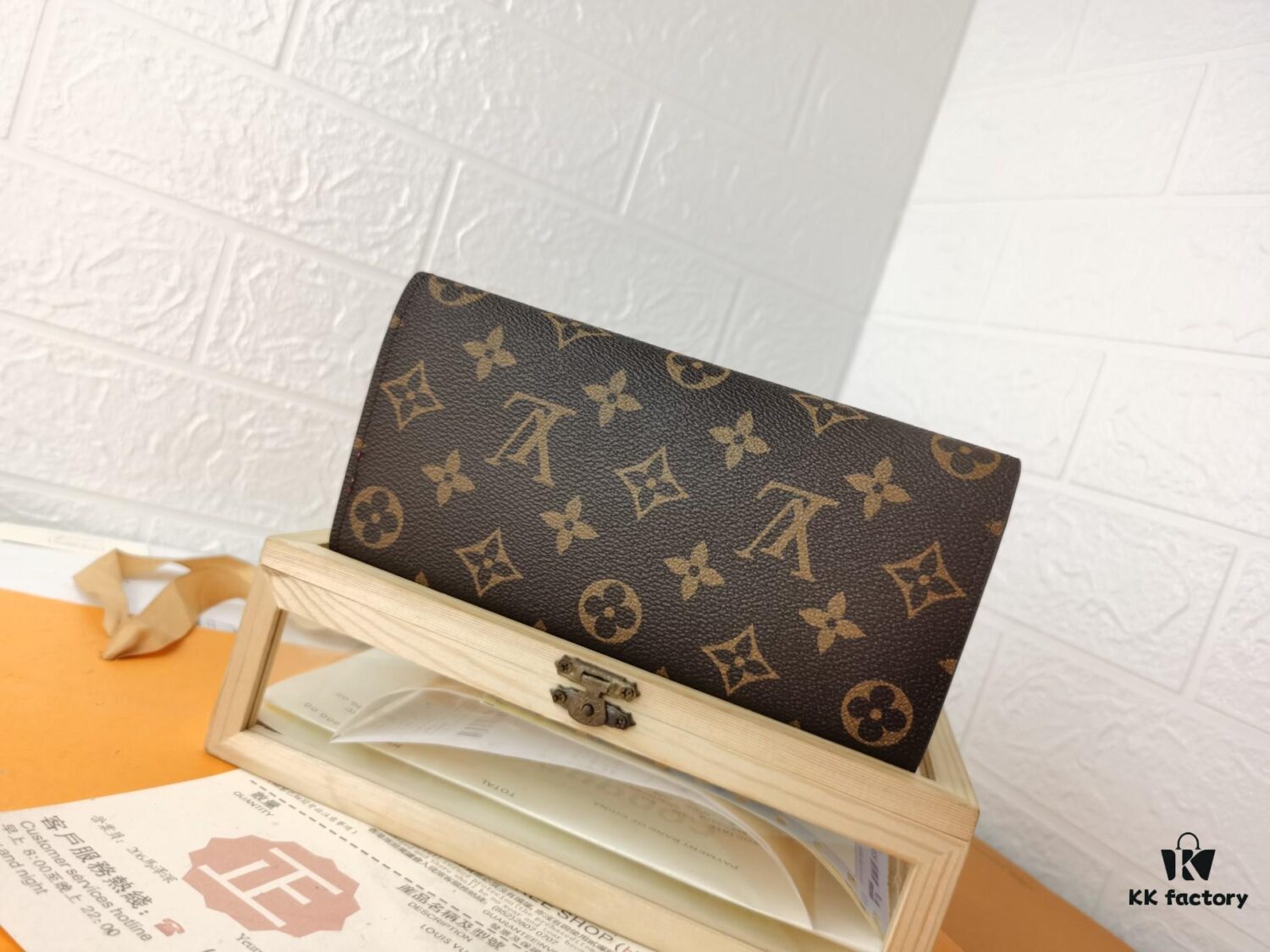 Top Quality Original 💎 [Real Photo, Personal Background] Josephine Wallet Inspired by Louis Vuitton's First Wallet Design