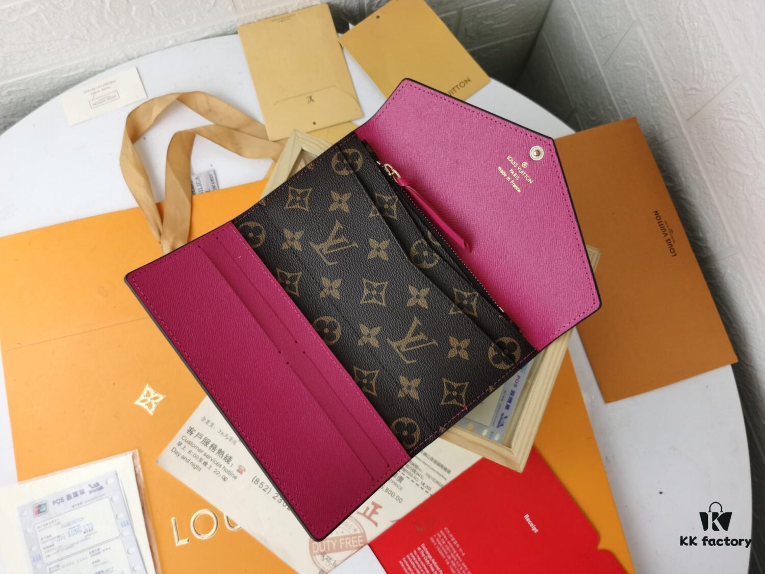 Top Quality Original 💎 [Real Photo, Personal Background] Josephine Wallet Inspired by Louis Vuitton's First Wallet Design