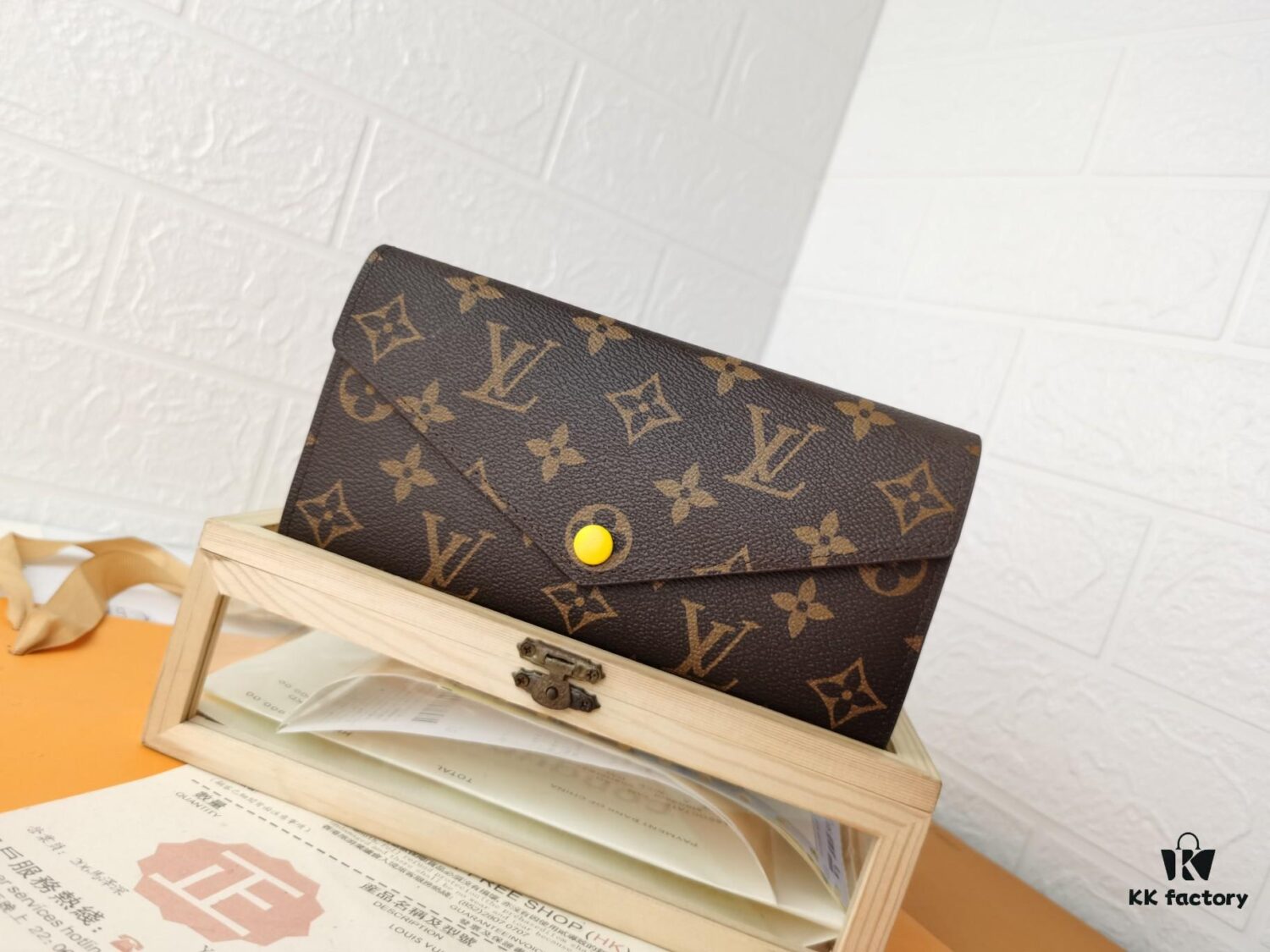 Top Quality Original 💎【Real Photo, Personal Background】Josephine Wallet Inspired by Louis Vuitton's First Wallet Design
