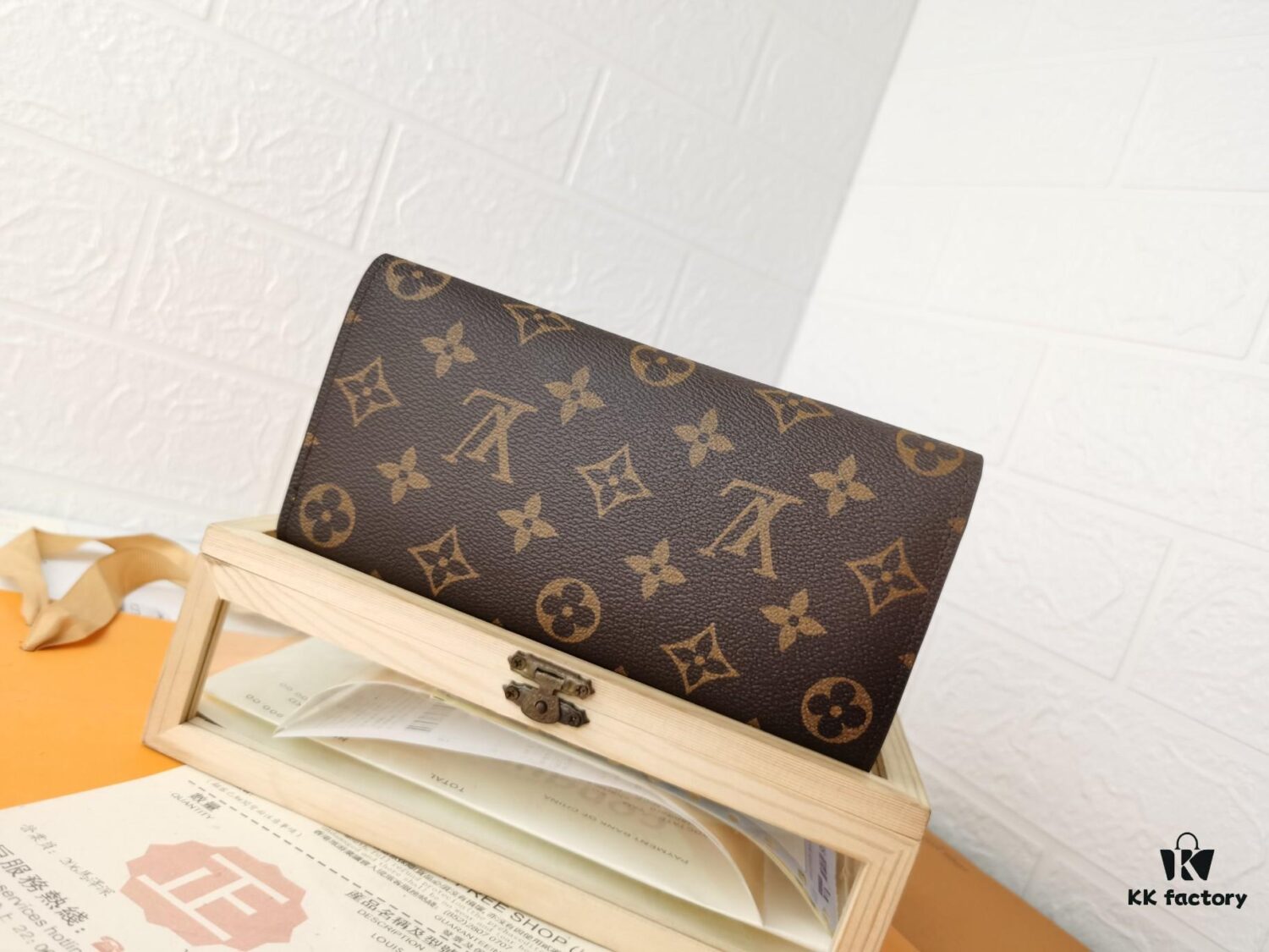Top Quality Original 💎【Real Photo, Personal Background】Josephine Wallet Inspired by Louis Vuitton's First Wallet Design