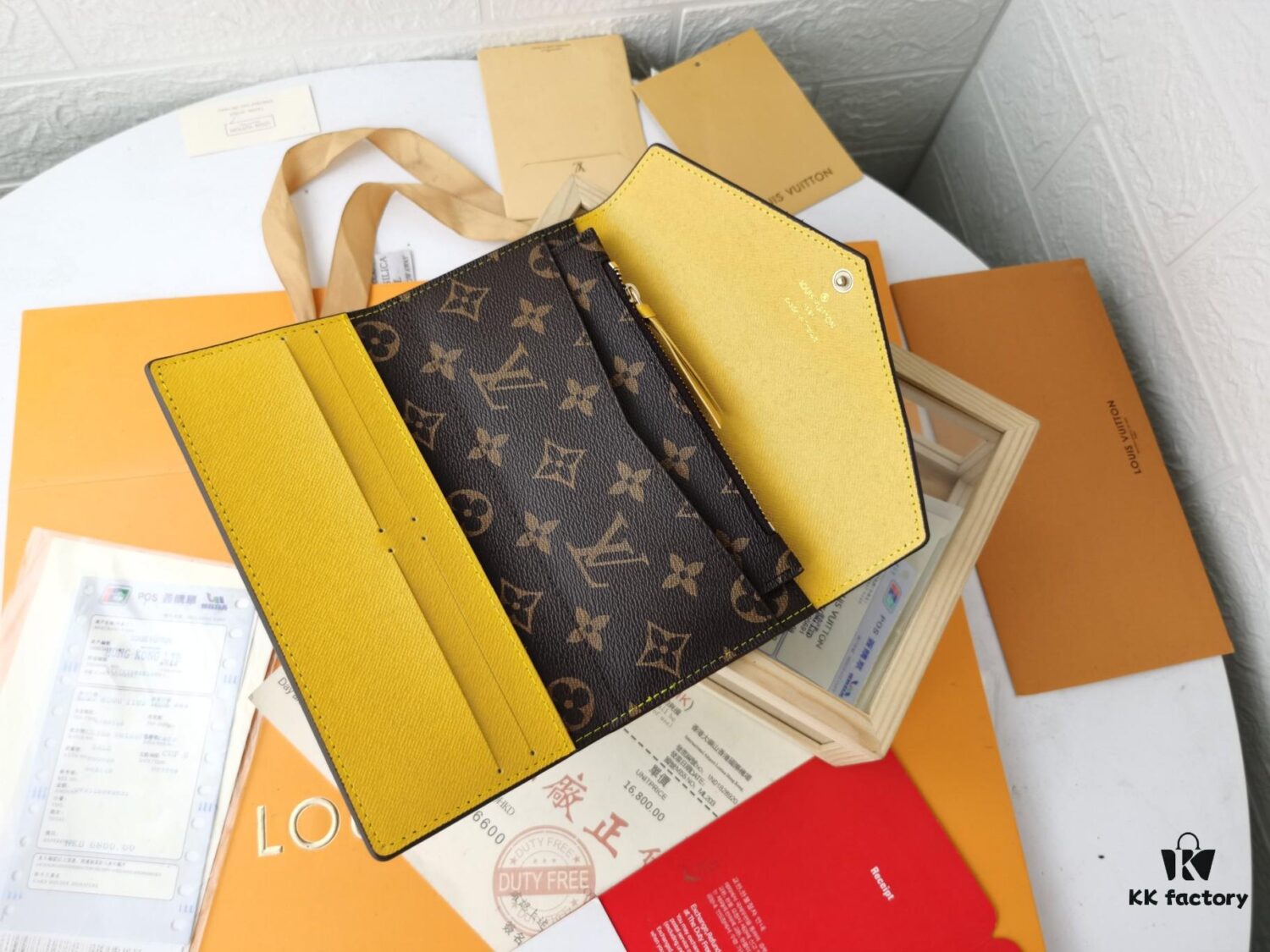 Top Quality Original 💎【Real Photo, Personal Background】Josephine Wallet Inspired by Louis Vuitton's First Wallet Design