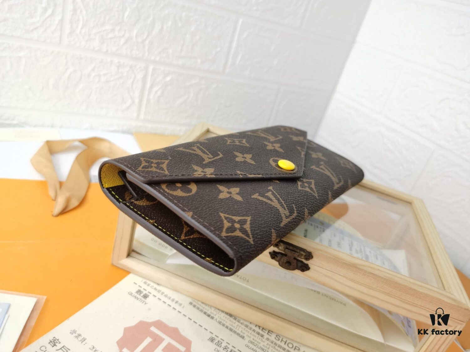 Top Quality Original 💎【Real Photo, Personal Background】Josephine Wallet Inspired by Louis Vuitton's First Wallet Design