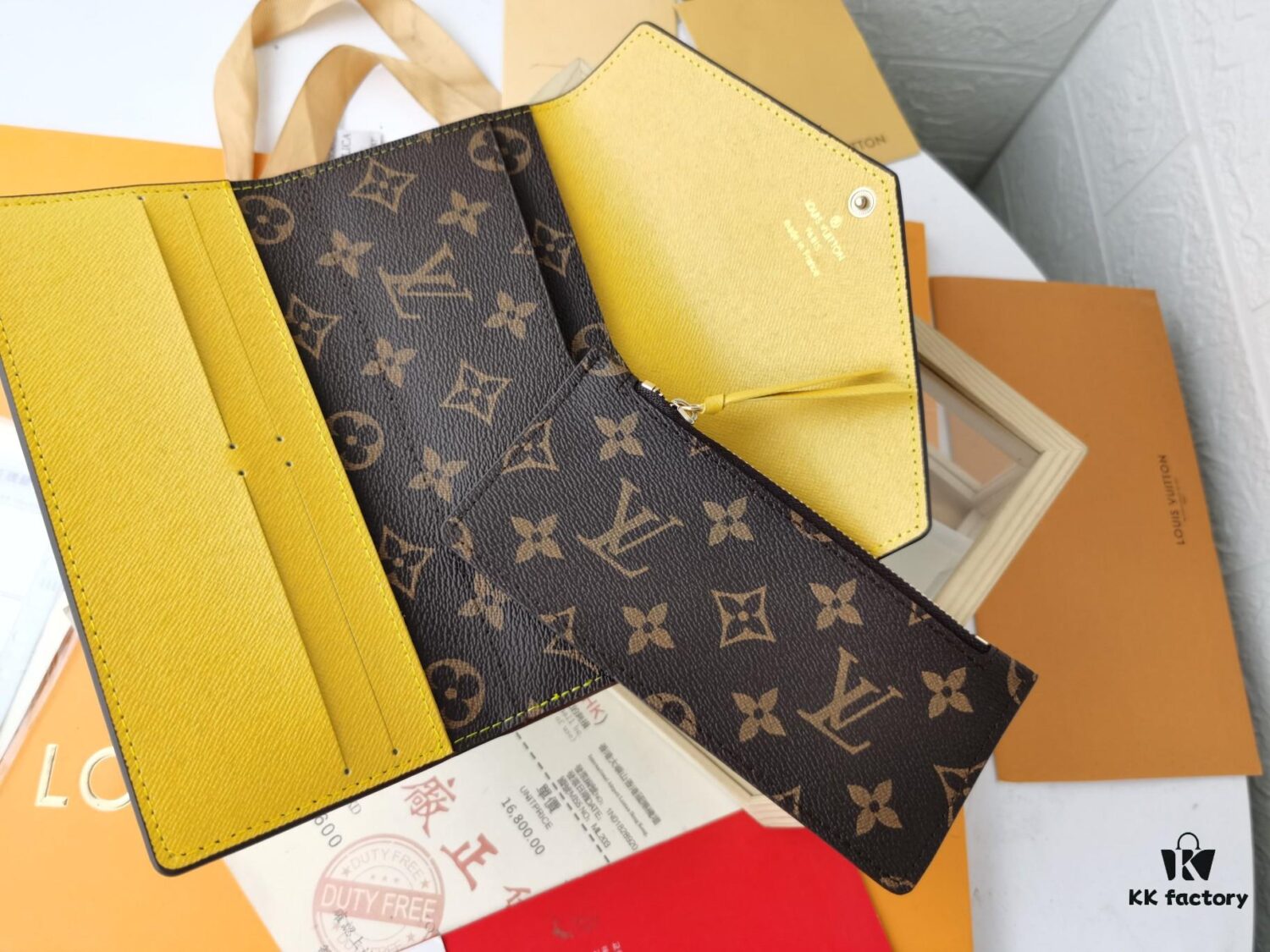 Top Quality Original 💎【Real Photo, Personal Background】Josephine Wallet Inspired by Louis Vuitton's First Wallet Design