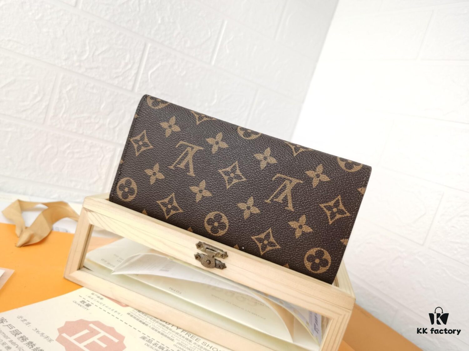 Top Quality Original 💎 [Real Photo, Personal Background] Josephine Wallet Inspired by Louis Vuitton's First Wallet Design