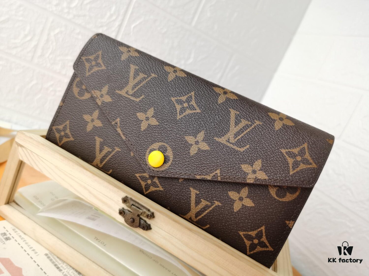 Top Quality Original 💎【Real Photo, Personal Background】Josephine Wallet Inspired by Louis Vuitton's First Wallet Design