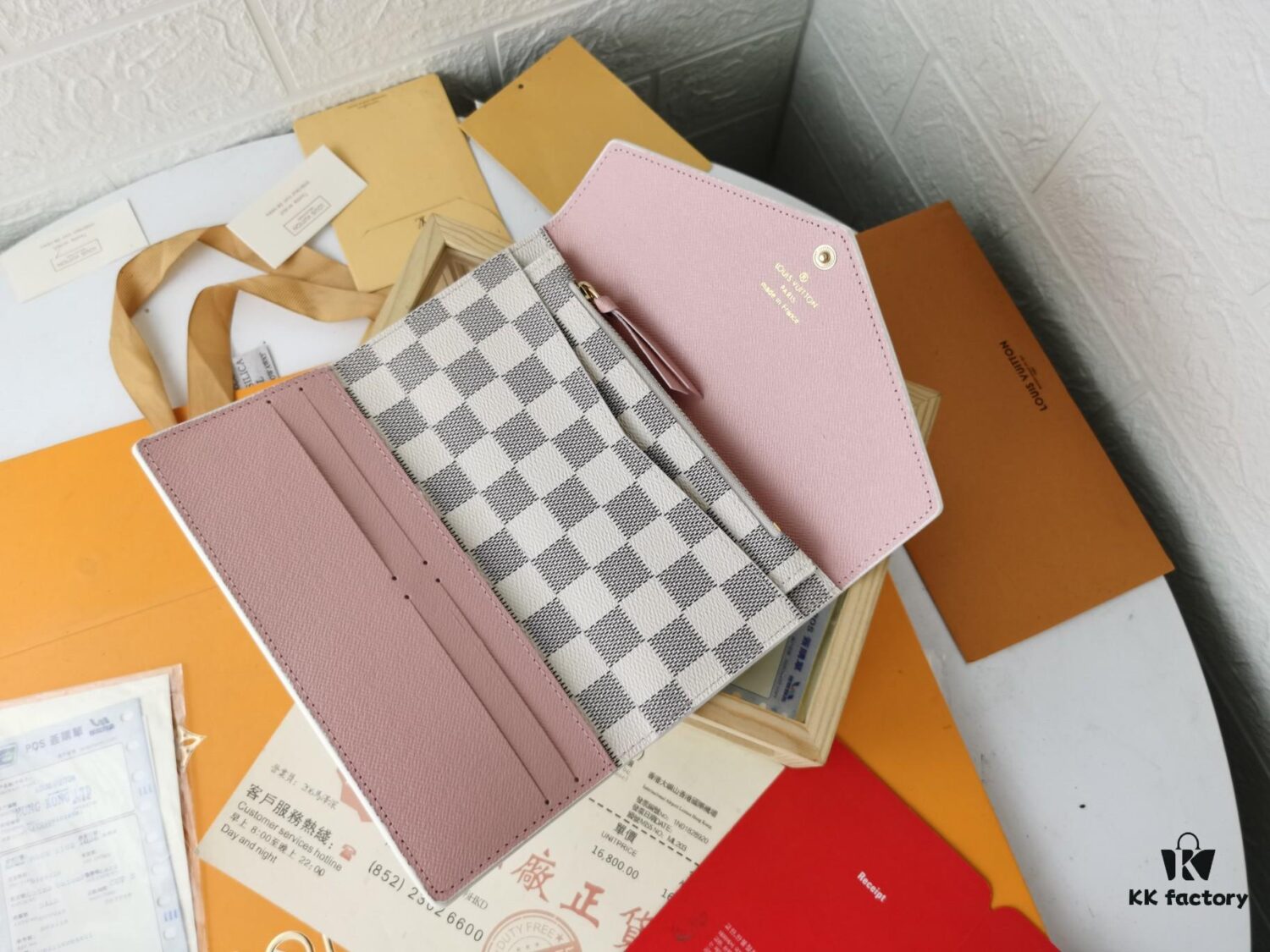 Top Quality Original 💎 [Real Photo, Personal Background] Josephine Wallet Inspired by Louis Vuitton's First Wallet Design