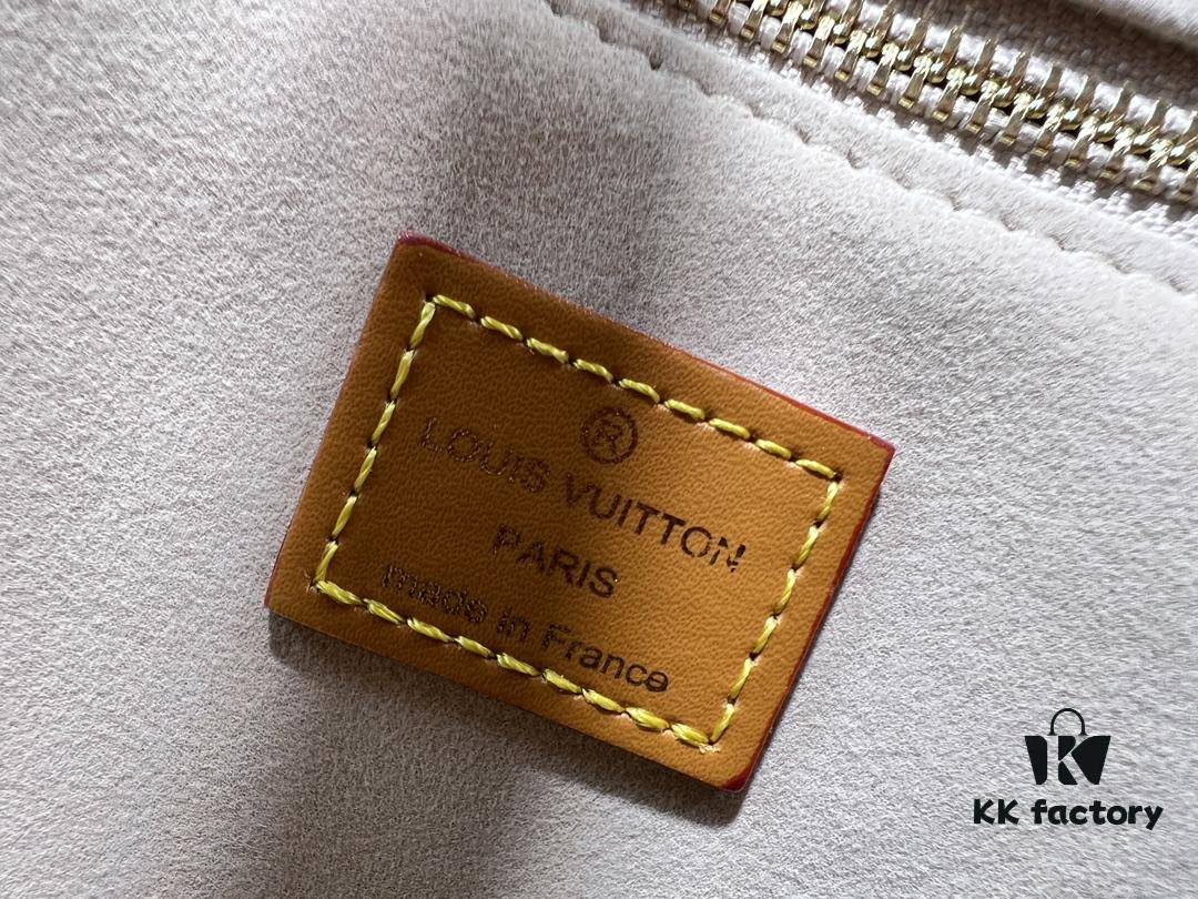 M24457 M24475 This Medium Shopper Handbag Draws Inspiration from Louis Vuitton's Shopping Bag, Featuring Soft Cowhide Leather Embossed with 'Louis Vuitton' and 'Maison Fondée En 1854', Top Handles, and Removable Shoulder Strap. Dimensions: 40x32x16cm