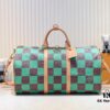 M40667 M41416 Keepall Bandoulière 50 Travel Bag in Damier Golf Coated Canvas