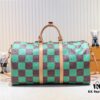 M40667 M41416 Keepall Bandoulière 50 Travel Bag in Damier Golf Coated Canvas