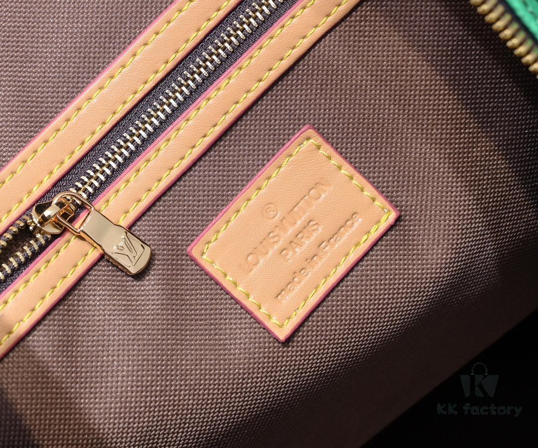 M40667 M41416 Keepall Bandoulière 50 Travel Bag in Damier Golf Coated Canvas