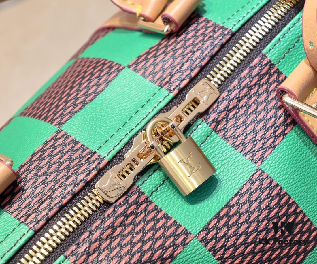 M40667 M41416 Keepall Bandoulière 50 Travel Bag in Damier Golf Coated Canvas