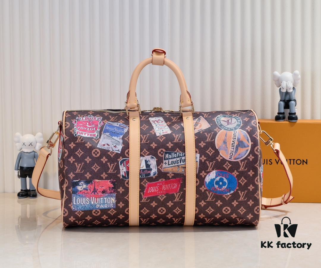 Color-changing Yellow Keepall Bandoulière 45 Travel Bag M24960 M41416