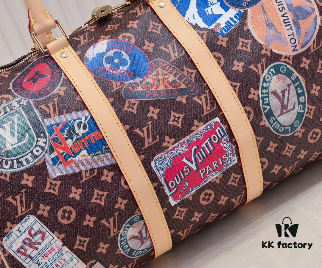 Color-changing Yellow Keepall Bandoulière 45 Travel Bag M24960 M41416