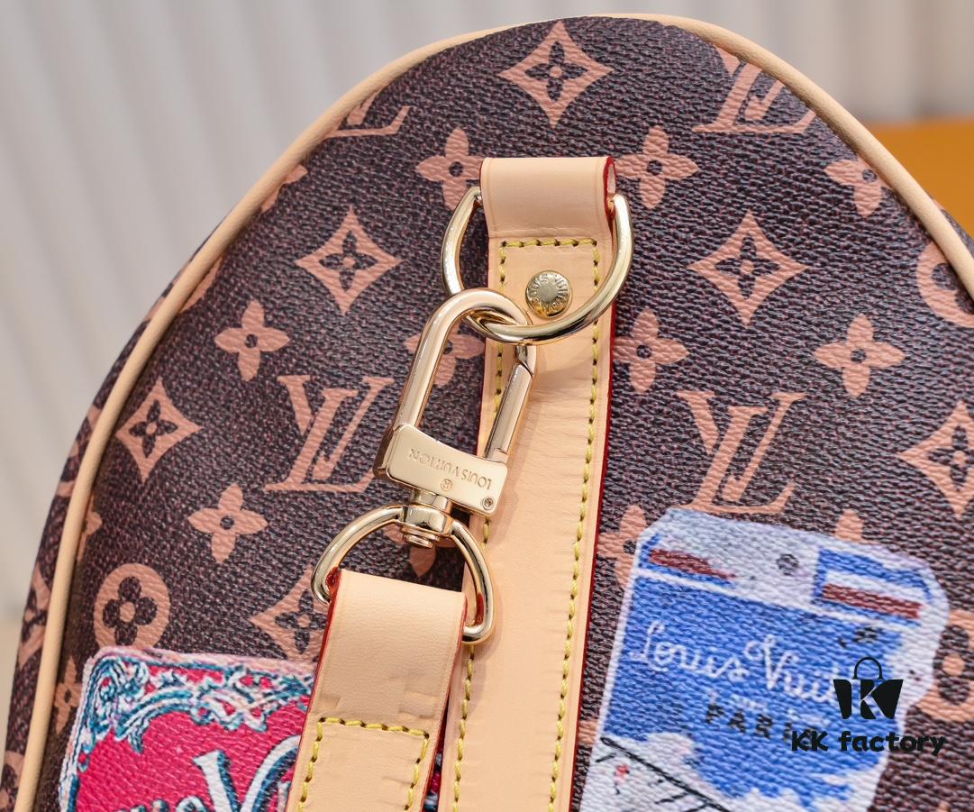 Color-changing Yellow Keepall Bandoulière 45 Travel Bag M24960 M41416