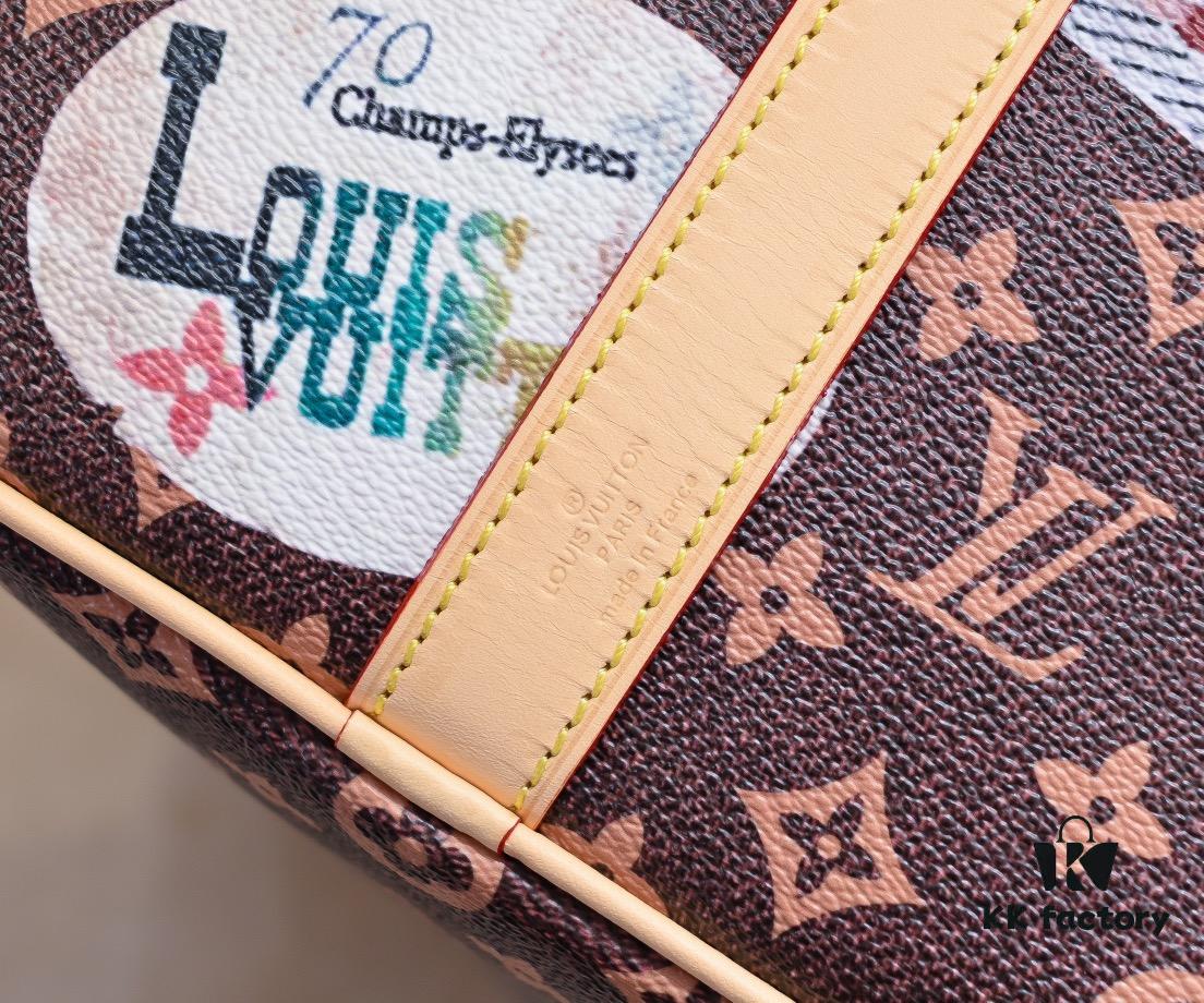 Color-changing Yellow Keepall Bandoulière 45 Travel Bag M24960 M41416