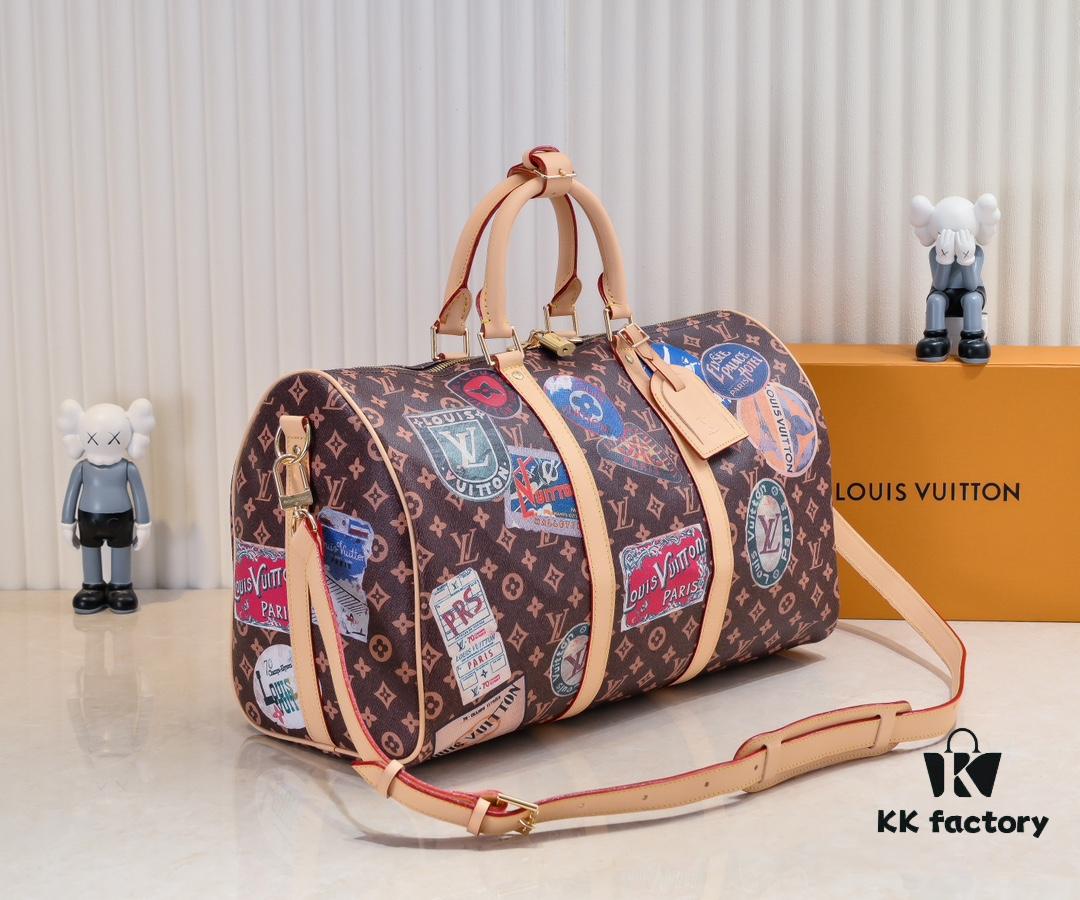 Color-changing Yellow Keepall Bandoulière 45 Travel Bag M24960 M41416