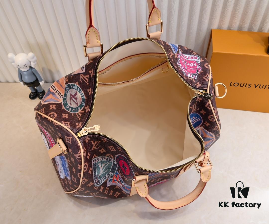 Color-changing Yellow Keepall Bandoulière 45 Travel Bag M24960 M41416