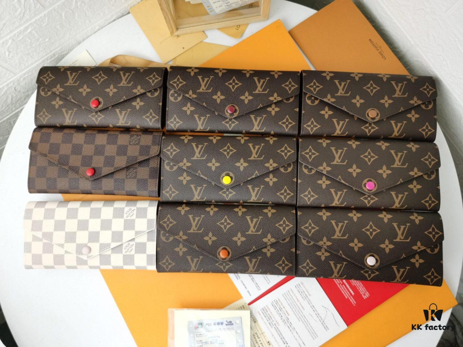 Top Quality Original 💎 [Item Photographed with Personal Background] Josephine Wallet Inspired by Louis Vuitton's First Wallet Design