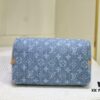 LV SPEEDY 25 Handbag in Light Blue Denim M11213 M40391 M40392