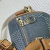 M46271 M22762 Checkered Denim Keepall 25 Bag