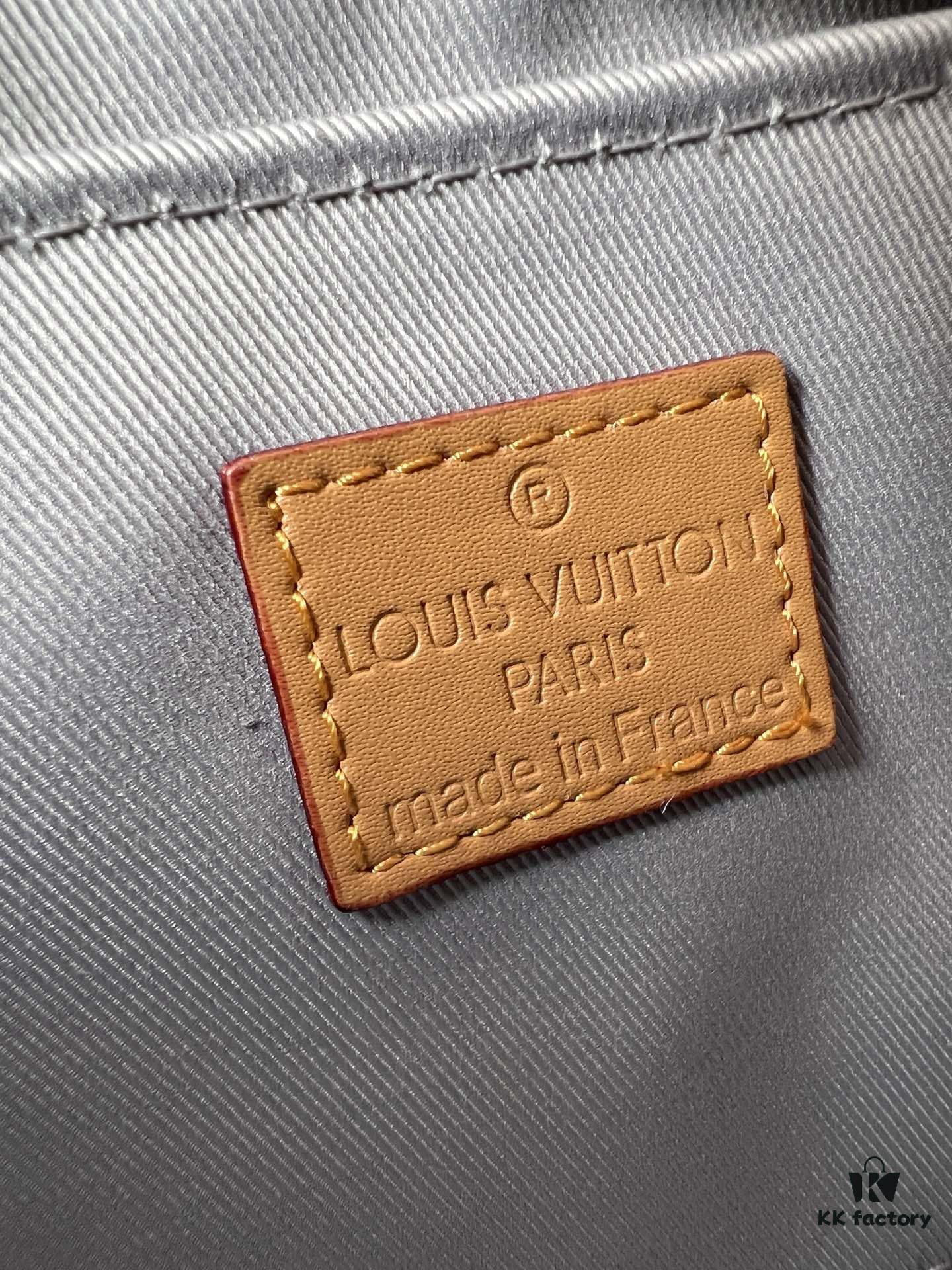 M46271 M22762 Checkered Denim Keepall 25 Bag