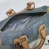 M46271 M22762 Checkered Denim Keepall 25 Bag
