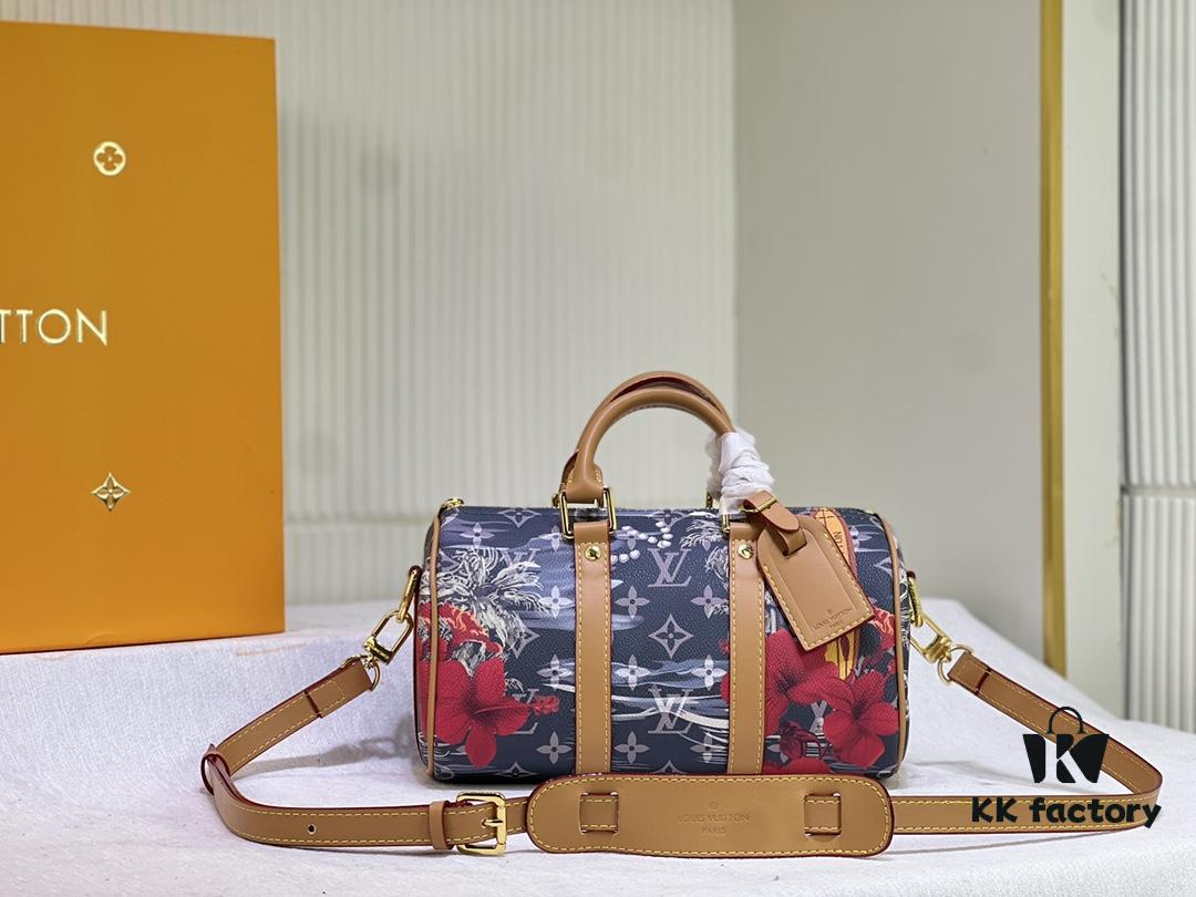 Upgraded Original Version M25440 Gray-Black Color, M24999 Bright Blue Color, M46271 Black Floral Men's Pillow Bag Series