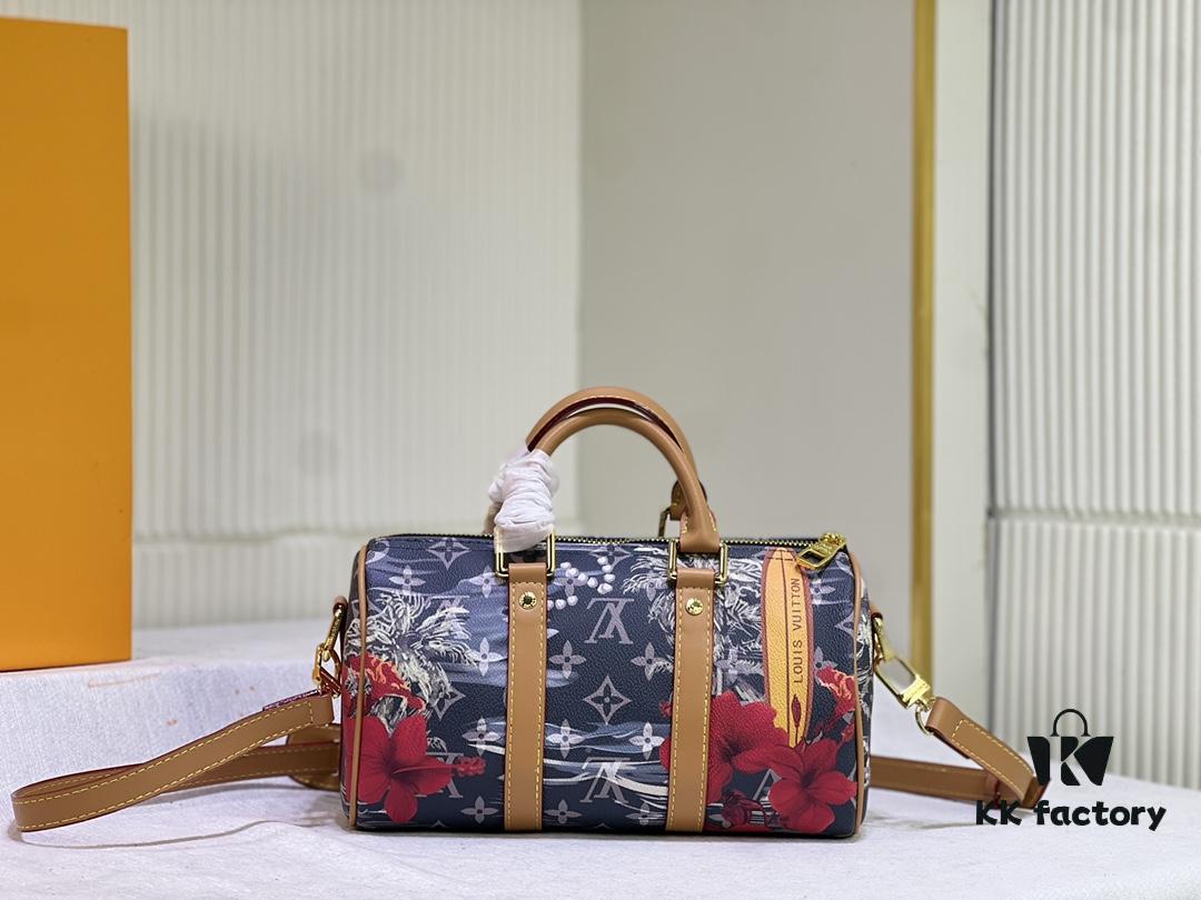 Upgraded Original Version M25440 Gray-Black Color, M24999 Bright Blue Color, M46271 Black Floral Men's Pillow Bag Series