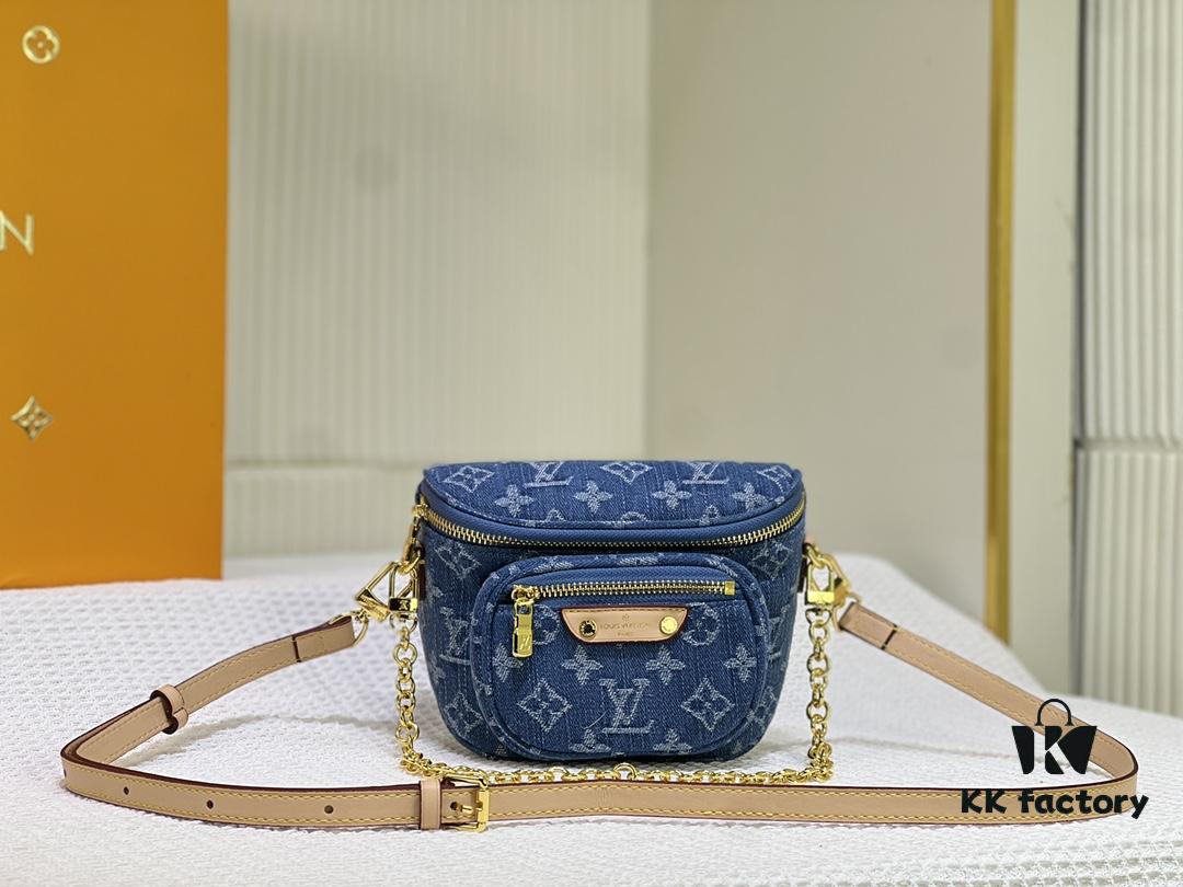 M83353 Mini Bumbag in Denim Monogram