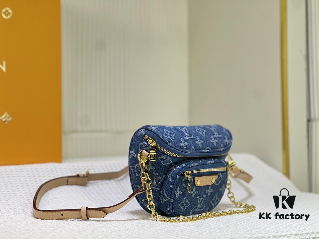 M83353 Mini Bumbag in Denim Monogram