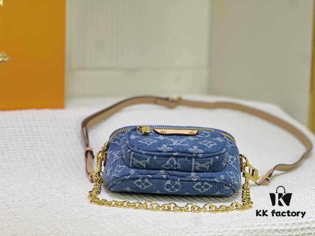 M83353 Mini Bumbag in Denim Monogram