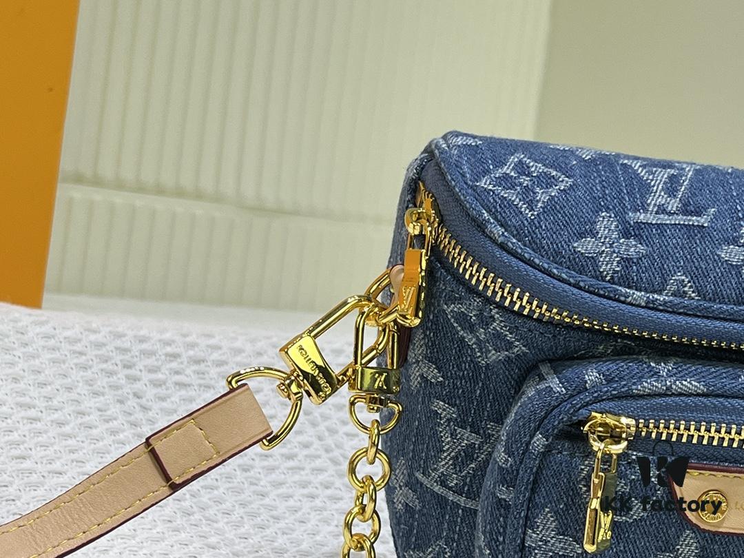 M83353 Mini Bumbag in Denim Monogram