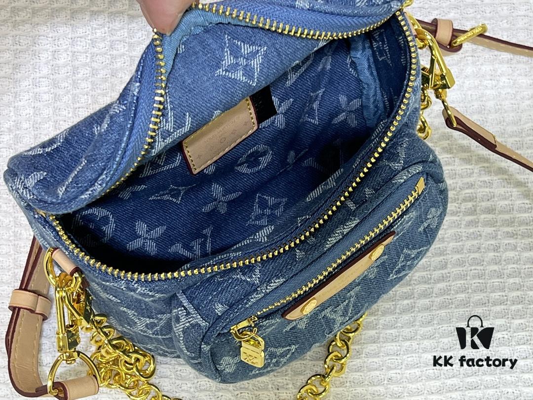 M83353 Mini Bumbag in Denim Monogram
