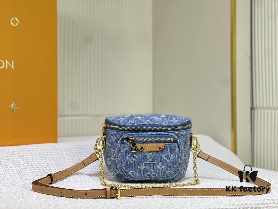 M83353 Mini Bumbag in Denim Monogram