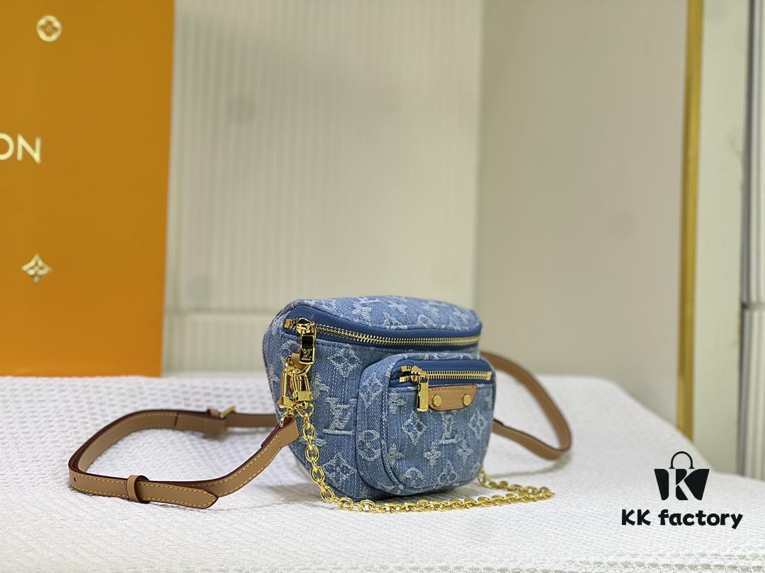 M83353 Mini Bumbag in Denim Monogram