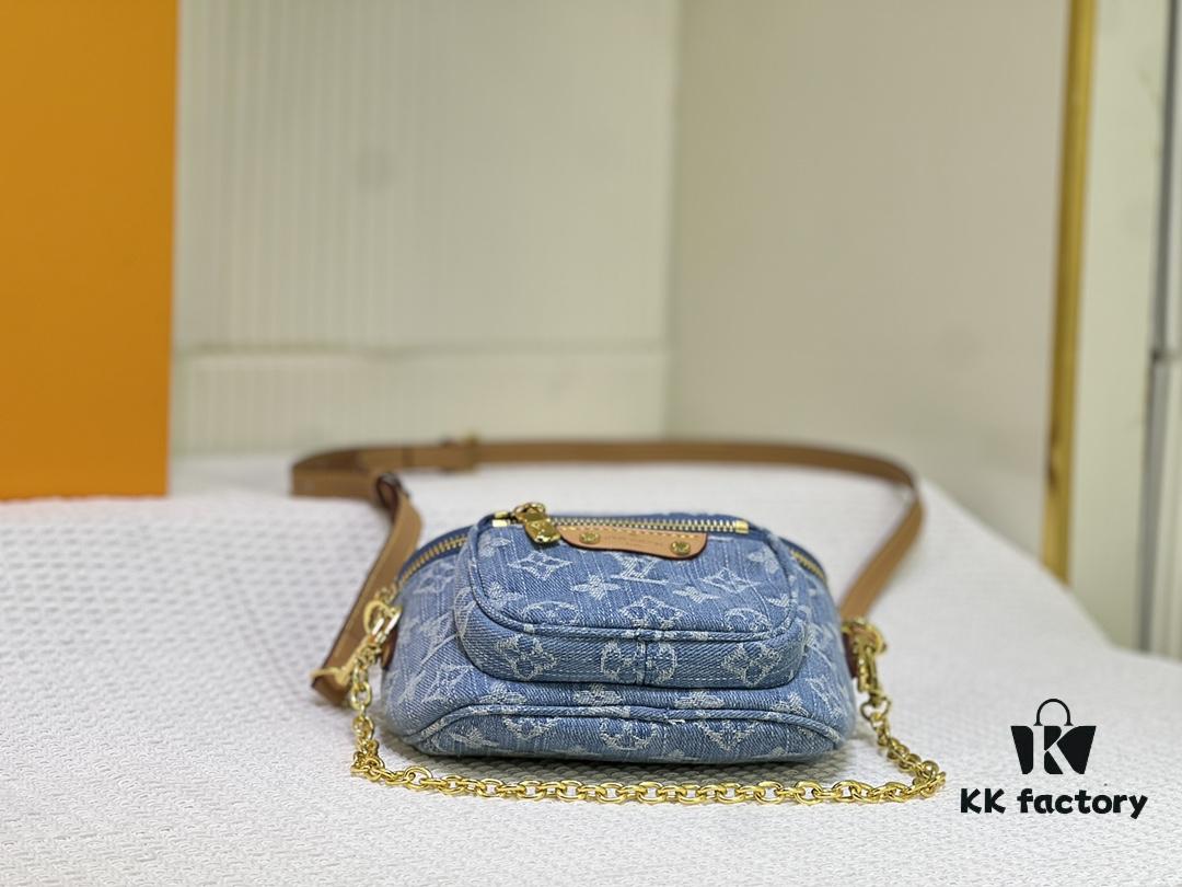 M83353 Mini Bumbag in Denim Monogram