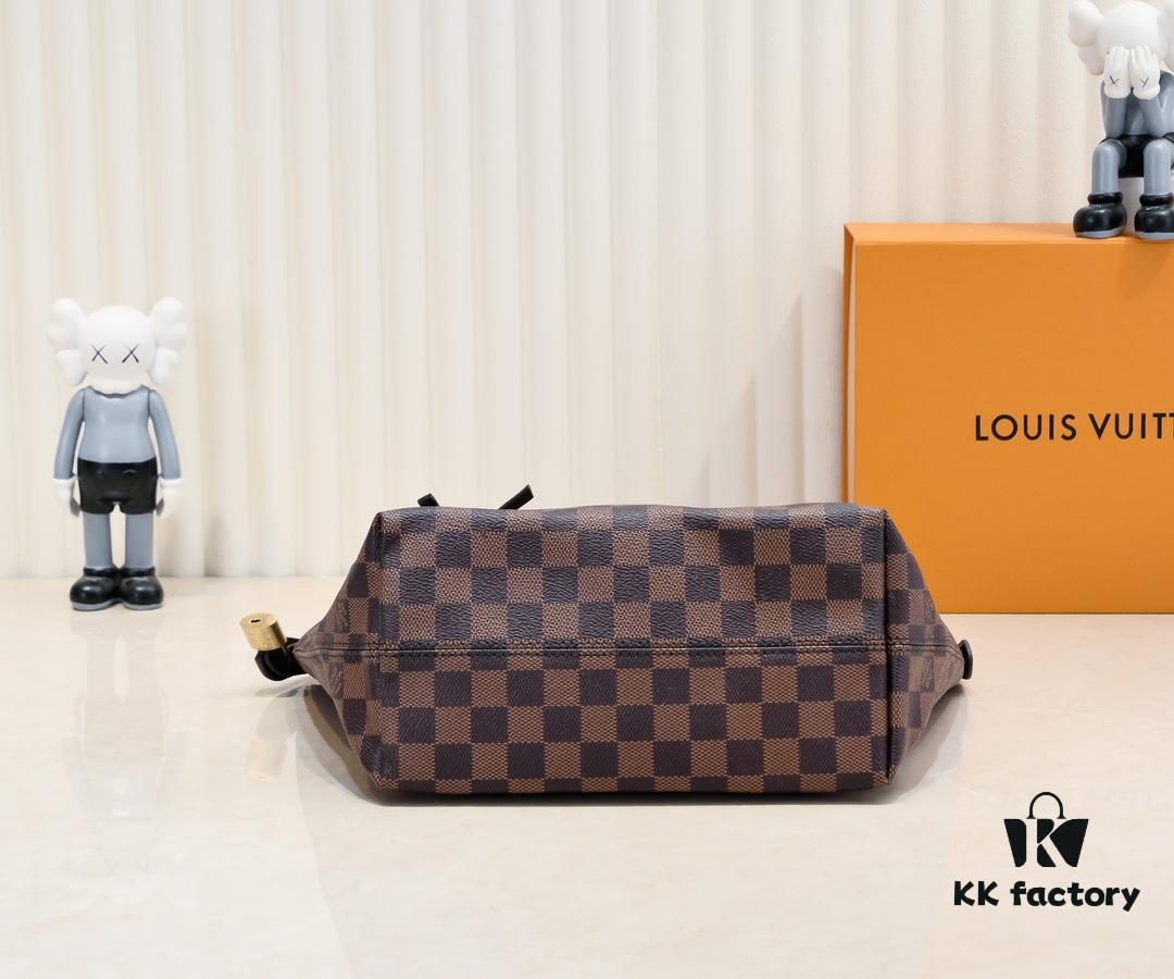 Authentic Louis Vuitton M42267 Multifunctional Monogram Canvas Shoulder Bag, Small and Large Sizes Available with Imported Taiwanese Material and Genuine Yellow Leather Trim