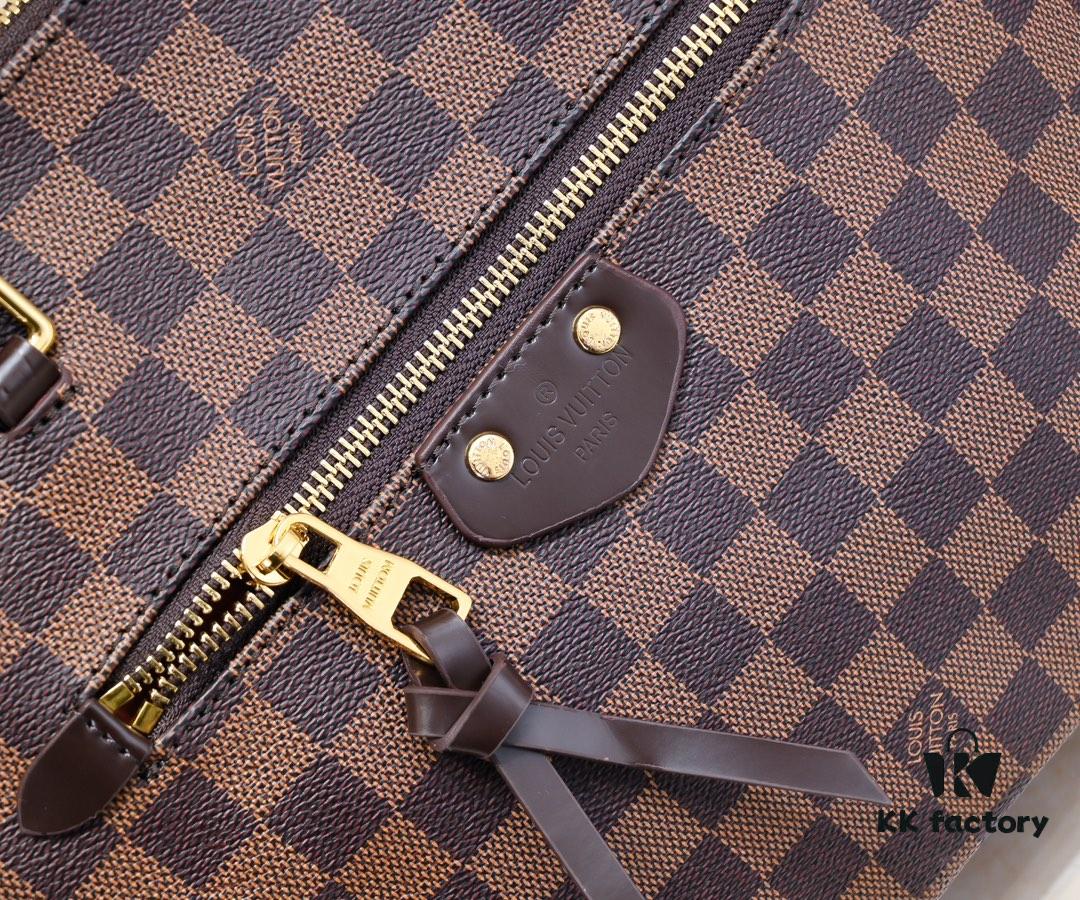 Authentic Louis Vuitton M42267 Multifunctional Monogram Canvas Shoulder Bag, Small and Large Sizes Available with Imported Taiwanese Material and Genuine Yellow Leather Trim
