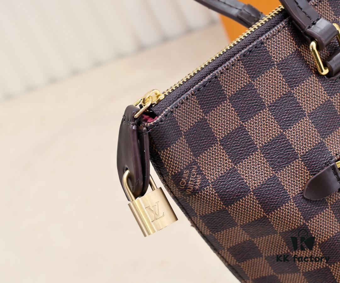 Authentic Louis Vuitton M42267 Multifunctional Monogram Canvas Shoulder Bag, Small and Large Sizes Available with Imported Taiwanese Material and Genuine Yellow Leather Trim